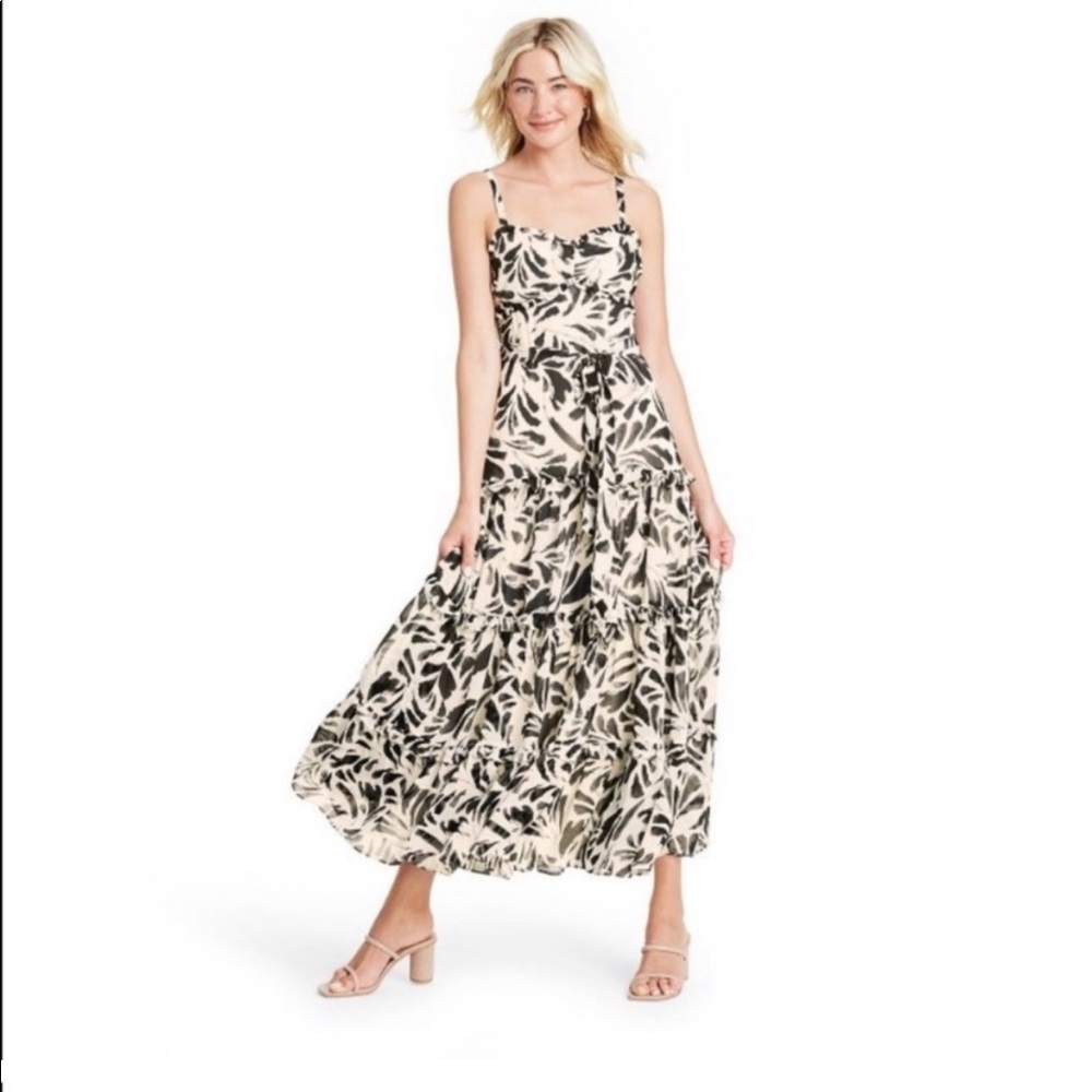 COPY - Alexis for Target Black & White Maxi Dress SZ XL